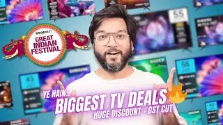 Best 32, 43, 55 & 65 inch Smart TV Deals in Amazon Great Indian Festival Sale 2025 🔥