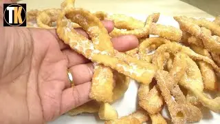 Christmas Italian Cenci Cookies | Italian Bow Tie Cookies | Cenci Di Carnevale | Chiacchiere Baresi