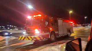 Fargo Fire Department Engine 807 responding to a medical call