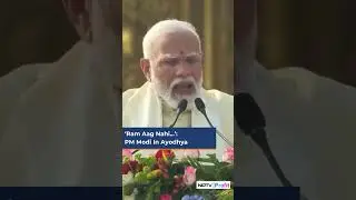 PM Modi's Historic Speech At Ram Mandir In Ayodhya #shorts #viral