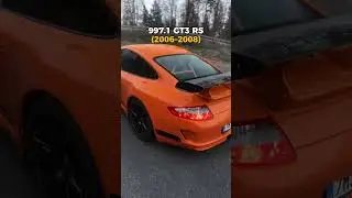 ALL PORSCHE 911 GT3 RS GENERATIONS! #car #porsche #gt3rs