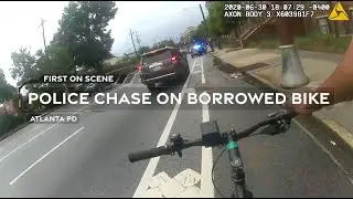 FRN: First On Scene - Police Chase On Borrowed Bike