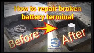 how to repair car battery terminal,battery terminal repair,battery repair at home.