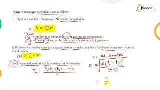 Raingauge Network with Numerical - Hydrology - Water Resource Engineering 1