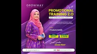 Promotional Training Day 9 by Ishaa Noor