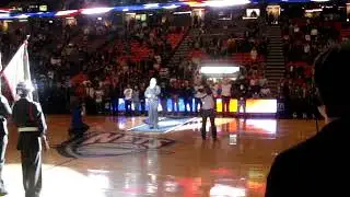 Robert Bannon National Anthem NJ Nets 2009