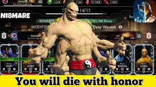 Klassic Rain , Klassic Goro & Klassic Reptile Maxed Bonus Point Team MK Mobile