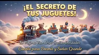 ¿A DÓNDE VAN TUS JUGUETES? 🚂 El Tren de los Sueños Olvidados ✨ Cuentos para Dormir