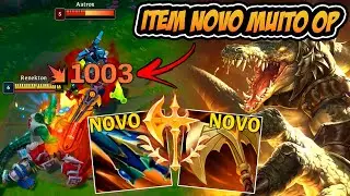 RENEKTON É O NOVO MONSTRO DO TOP COM ESSE ITEM NOVO - LEAGUE OF LEGENDS
