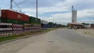 An Image Stabilised train through Fairbury, Nebraska