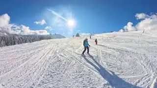 Heading down to 1650 from Courchevel 1850 - 360 view