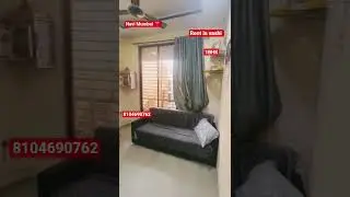 Navi Mumbai ❣️ ❣️ Rent in vashi  1Bhk Rent-36k Deposit-1L Floor 2 Full furnished.