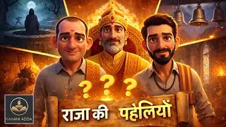 राजा की तीन पहेलियाँ | HINDI KAHANIYA | BEDTIME STORIES | ANIMATED STORY | HINDI MORAL STORIES