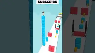 Cube Stack Surfer - Run Free Cube Jumper Game 2020 | Android Mobile #shorts Games
