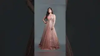 Long gown with beautiful jacket #partywear