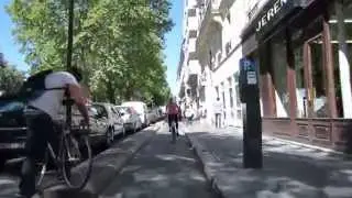 Cycling in Paris Bd Richard Lenoir _ Bd Jules Ferry _ Quai de Jemmapes