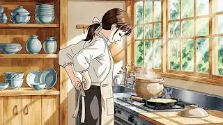 A Quiet Morning in Japan Traditional Breakfast Aesthetic Anime Food ASMR   ジブリ風