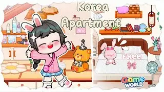 ૮₍ ˃ ⤙ ˂ ₎ა ✨ NEW Korea 🎀 FREE Apartment🧳 |Game World 🎧voice| 