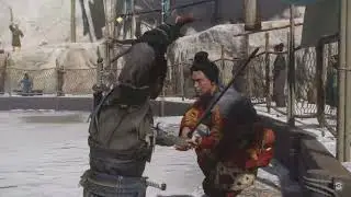 Sao duel, Ghost of Tsushima. Easy fight strategy, no damage!