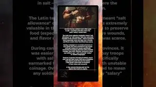 Roman Soldiers Paid in Salt: The Surprising Origin of 