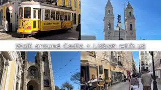 Cadiz + Lisbon Vlog | Walk around with us | The Beauty Guru on Tour