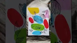boho painting ideas #art #drawing #painting #boho #bookmark #short @manishaeasydrawing