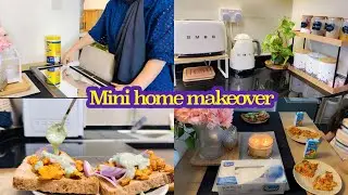 Fresh home feel + quick pizza for kids &mdash; cozy day at home| #pizzarecipe #homedecor #viral 