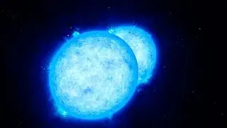 Artist&rsquo;s impression of the hottest and most massive touching double star