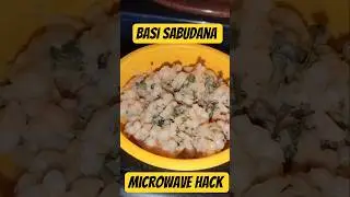 Sabudana Khichdi Microwave Me Kaise Garam Kare 😍 #trending #food #desifood #vrat #vegdish #foodtalk