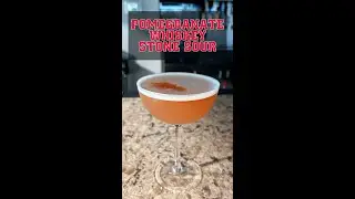 Pomegranate Whiskey Stone Sour with @Stillhouse  Spiced Cherry Whiskey - How To Make This Drink