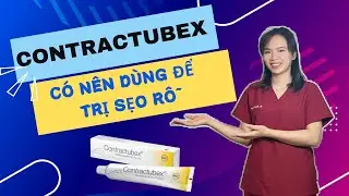 kem trị sẹo Contractubex c&oacute; n&ecirc;n d&ugrave;ng để trị sẹo rỗ.Dr H&aacute;n Hằng