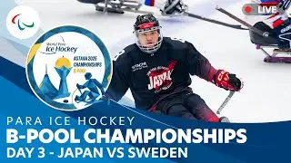 Para Ice Hockey | JPN vs SWE | Day 3 | World Championships B-Pool | Astana 2025