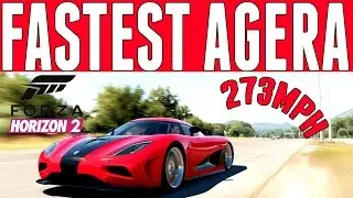 Forza Horizon 2 Top Speed Build : Koenigsegg Agera (273mph)