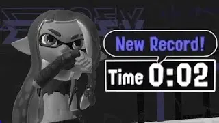 Splatoon 3 World Record (Tie) - Clearing a Level in 2 Secs