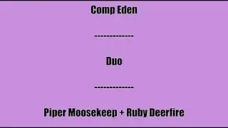 SSO Dressage : Competition Eden : Piper Moosekeep + Ruby Deerfire