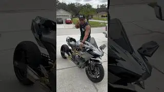 Are Stretched Bikes Better?! 🤔 Ninja H2 💚