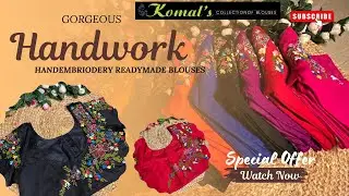HAND EMBROIDERY 🌺| COTTON SATIN | HIGHLY DEMANDED | LPT MARKET | KOMALS COLLECTION