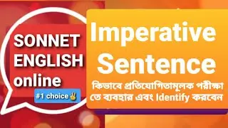 Imperative Sentence || How to identify & Use Imperative Sentence