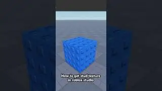 How to get STUD PARTS in ROBLOX STUDIO #roblox #robloxdev #robloxstudio