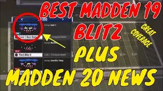 BEST BLITZ ALL YEAR IN MADDEN 19.🔥 GREAT COVERAGE BEHIND THIS BLITZ. PLUS HUGE NEWS FOR MADDEN 20