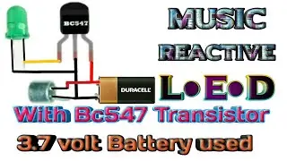 Music Reactive L.E.D With Bc547