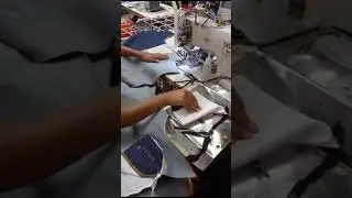 Front pocket join with mouth rolling and cut