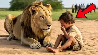 A Lone Lion Approached a Crying Child in the Desert&hellip; What Happened Next Stunned the Rescuers