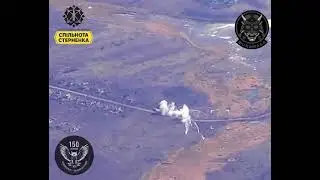 Strela-10 air defense system hit by FPV strike drone