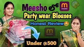 Meesho Party wear Blouses review🤩@latha_official93  | Meesho blouses | Readymade blouses online |  