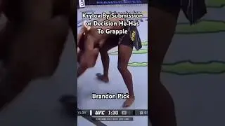 Krylov By Submission Or Decision #ufc #mma #subscribe #grappling #wrestling #fight #like #bjj