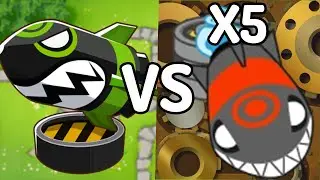 BTD6 Moab Eliminator VS. 5 BTD5 Moab Assassins
