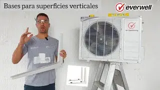 Bases para superficies verticales en equipos Mini Split