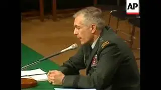 S.A.C.E.U.R. Gen. Wesley Clark during a testimony at Senate Armed Services Committee