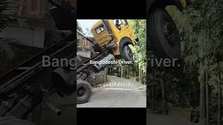 Bangladeshi Truck Driver 💀🇧🇩 #viral #bdtruck #bangladesh #shorts #bangladeshi #trending